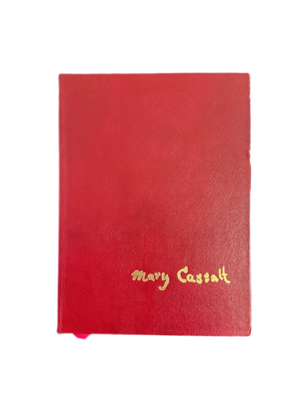 Vtg Easton Press Mary Cassatt Jay Roudebush 1982 Red Leather Coffee Table Book